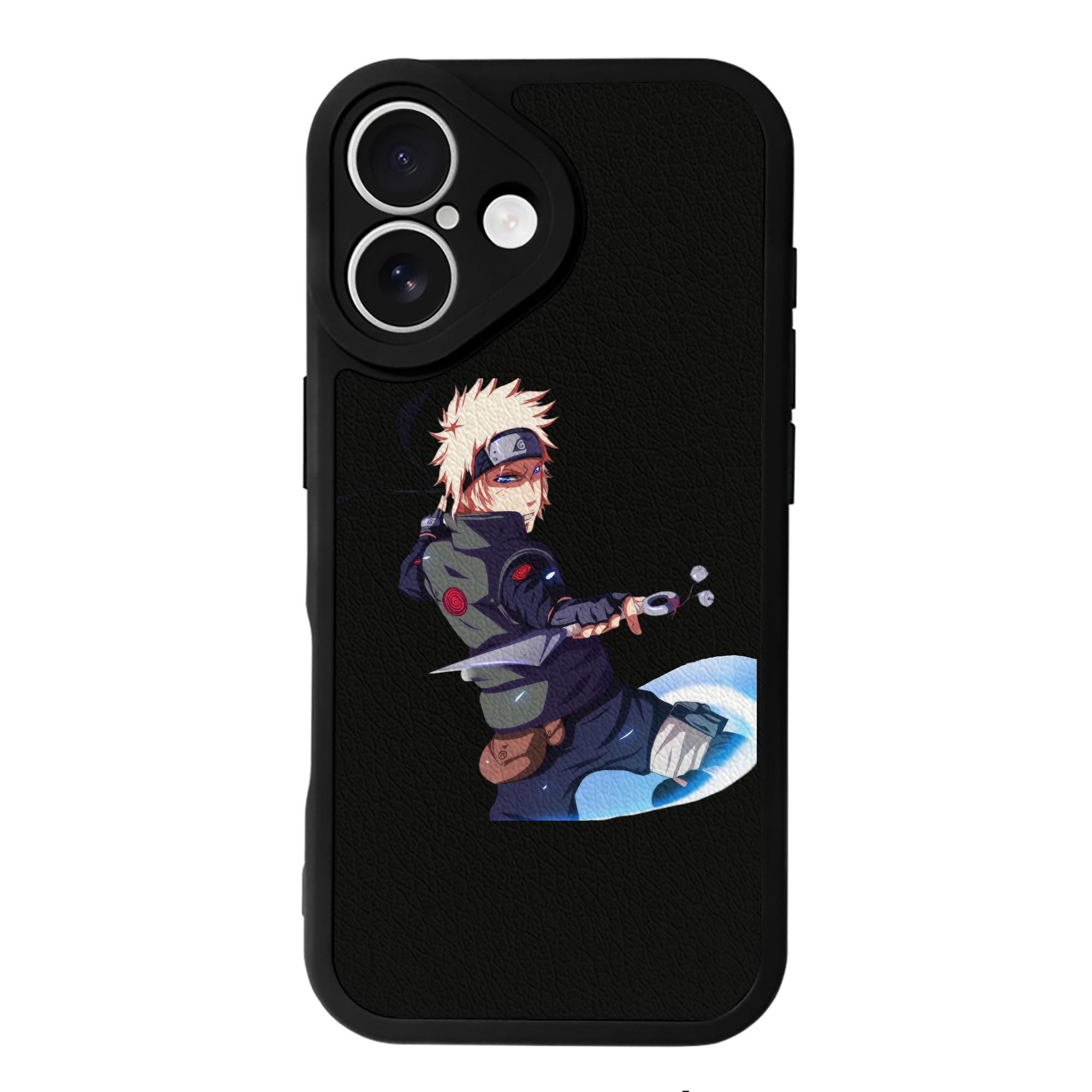 （画像用） NARUTO -ナルト- 波風 ミナト Namikaze Minato 【iPhone 16シリーズ対応】シリコンスマホケース（レザー調） 材質：シリコン